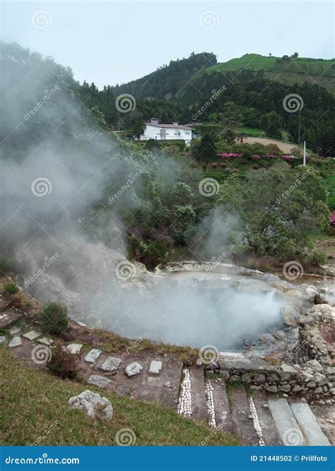 Hot springs at the Azores stock photo. Image of portugal - 21448502