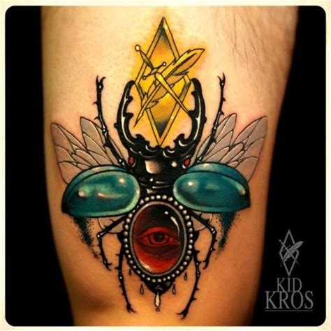 15 Sacred Scarab Tattoos | Tattoodo