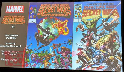 Secret Wars: Battleworld From Marvel Comics For 40th Anniversary