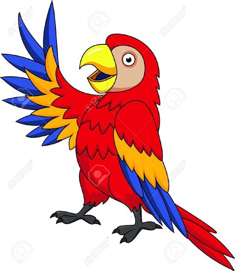 parrot clipart - Google Search | Cartoon birds, Parrot image, Free cartoons