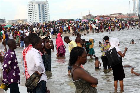 Lagos beaches attract revellers | The Nation Newspaper