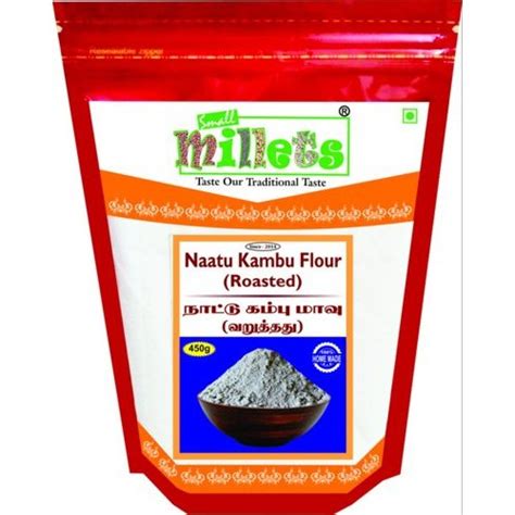 Roasted Naatu Kambu Flour, Packaging Size: 450 G at Rs 49/pack in Chennai