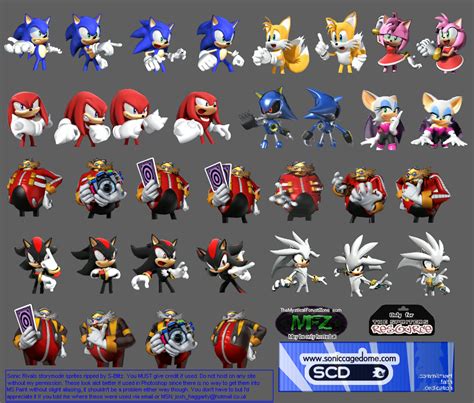 Full Sheet View - Sonic Rivals - Story Prerenders | Sonic, Story, Sonic ...