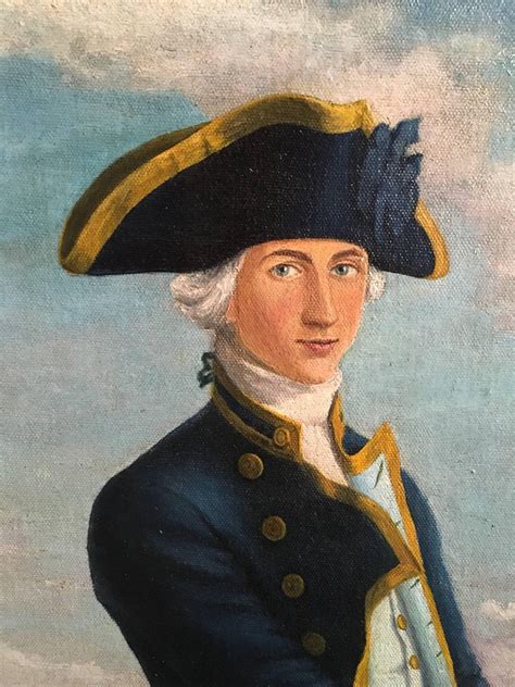 Unknown - Admiral Lord Nelson, Fine Portrait, Oil Painting at 1stDibs