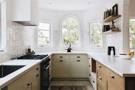 Brown Painted Kitchen Cabinets