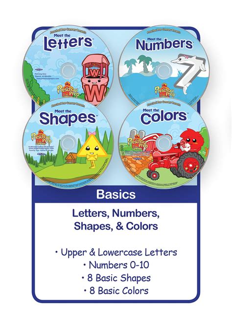 Preschool Prep Series Collection - 10 DVD Boxed Set (Meet the Letters ...