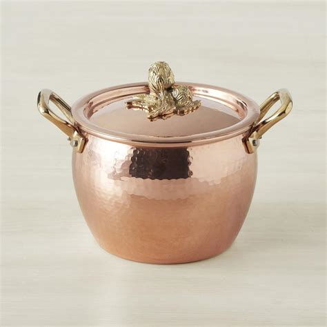 Ruffoni Copper Artichoke Handled Stock Pots | Williams Sonoma AU