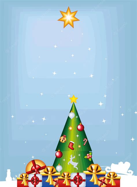 Fondo del arbol de navidad | Vector Premium