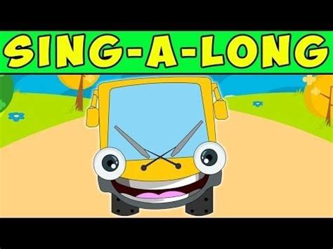 Wheels Of The Bus Go Round And Round : Nursery Rhyme (Karaoke) - YouTube