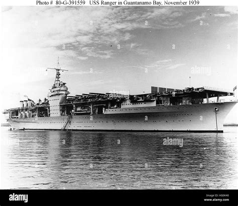 USS Ranger CV4 1939 Stock Photo - Alamy