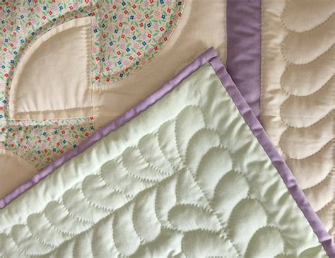 Indiana Amish Soft Lavender and Cream Solomon's Puzzle Crib Quilt - Indiana Amish Quilts