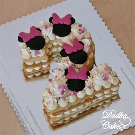 Minnie Mouse Number Cake