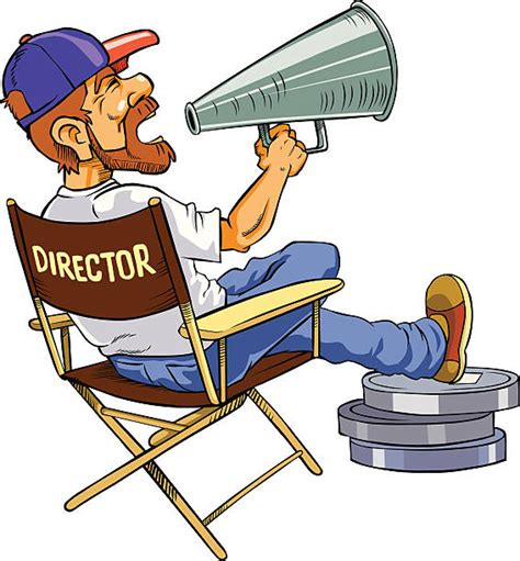 Royalty Free Director Chair Clip Art, Vector Images & Illustrations ...