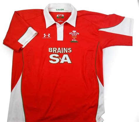 Rugby Union WRU Mens Official Wales Welsh Rugby Jersey Shirt Sporting Goods