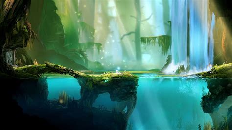 Anime digital art, Underwater Forest HD wallpaper | Pxfuel