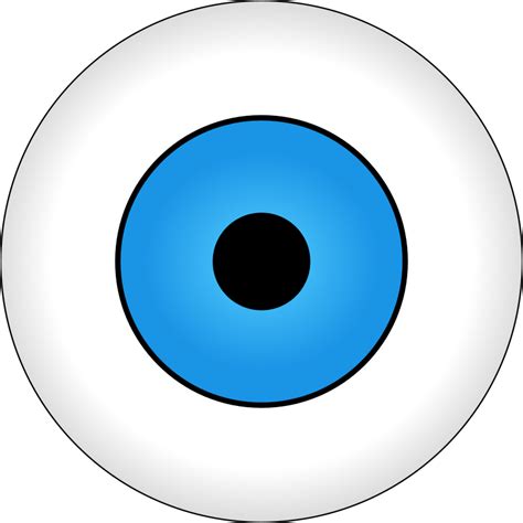 Clipart - Olho Azul / Blue Eye