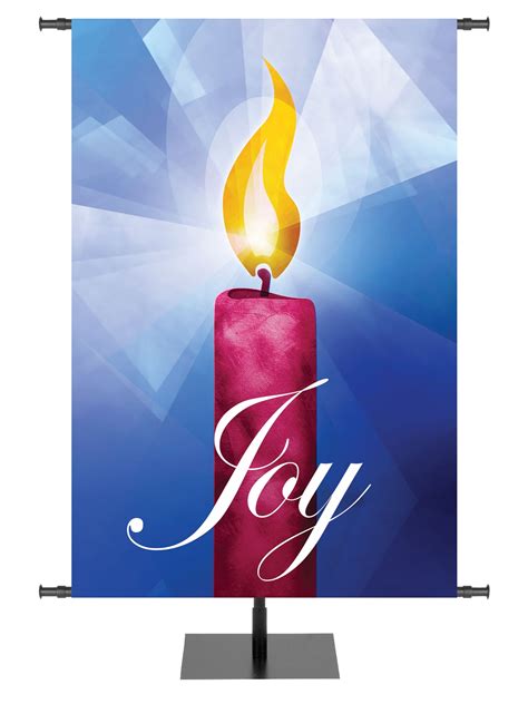 Joy Candle Liturgical Advent Banner