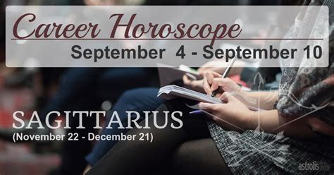 Sagittarius Career Horoscope for September 4