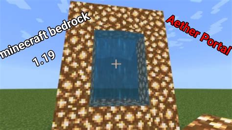 How To Make A Aether Portal Minecraft 1.19 | Survival - YouTube