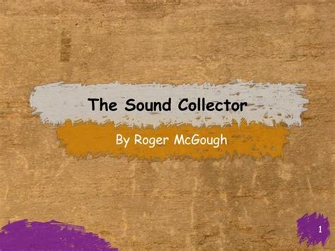 Sound Collector (Roger McGough) Interactive Poem | Sound words, Roger ...