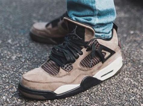 Travis Scott Air Jordan 4 Olive Release Date - Sneaker Bar Detroit