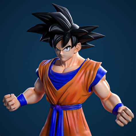 SON GOKU 3D model 3D printable | CGTrader