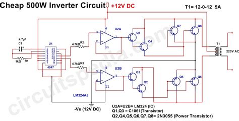 Inverter Ac Circuit Diagram