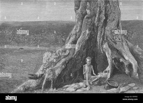 INDIA Great Famine 1876-78 Forsaken 1877. The Graphic Stock Photo - Alamy