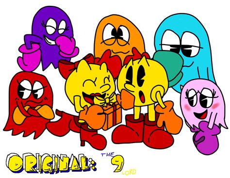 PAC-MAN's 40th Anniversary (Redraw v2) by pacsac1 on DeviantArt