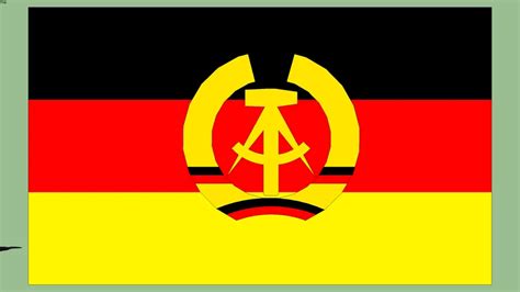 GDR flag | 3D Warehouse