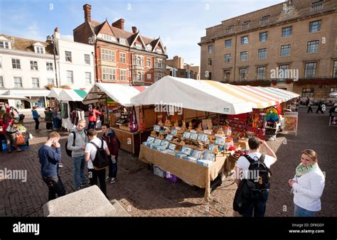 Cambridge market, the market square, Cambridge England UK Stock Photo: 61039579 - Alamy