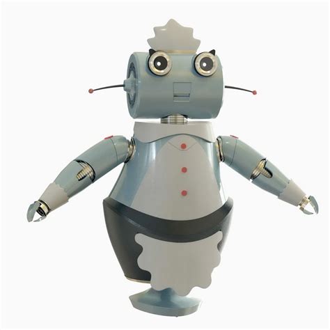 Future Robot Servant 3d model 3ds Max files free download - modeling 39985 on CadNav