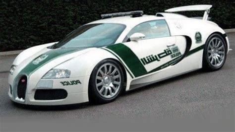 The Dubai police has received the Bugatti Veyron as a patrol car