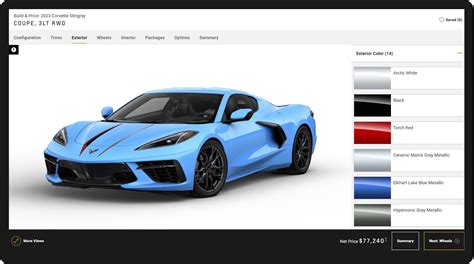 2023 Chevrolet Corvette C8 Brings Updated Online Configurator For Your Build | Carscoops