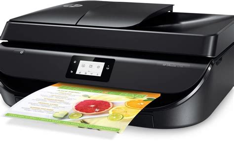 HP OfficeJet 5258 All-in-One Printer NO INK (Black) - Refurbished | Groupon