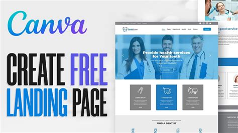 Canva Landing Page Tutorial | How To Create A Free Landing Page In Canva (2023) - YouTube