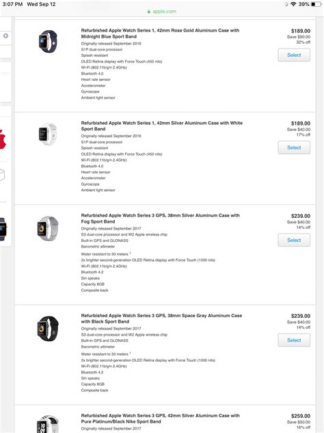 Apple Watch refurbished prices have been adjusted with the new lineup pricing : r/AppleWatch