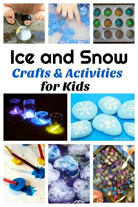 Ice and Snow Crafts and Activities for Kids