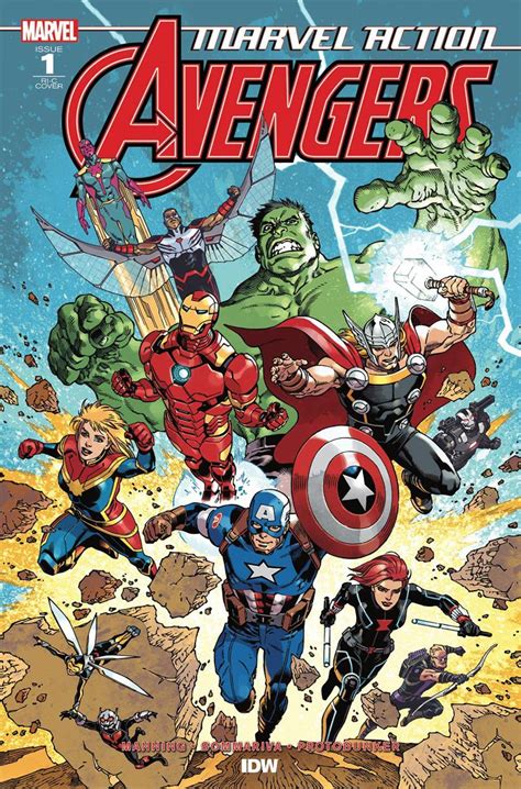 Marvel Action Avengers #1 Cover D Incentive Gabriel Rodriguez Variant ...