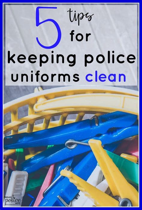 5 TIPS FOR KEEPING POLICE UNIFORMS CLEAN