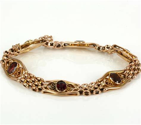 Buy Antique rose gold garnet bracelet. Sold Items, Sold Jewellery Sydney - KalmarAntiques