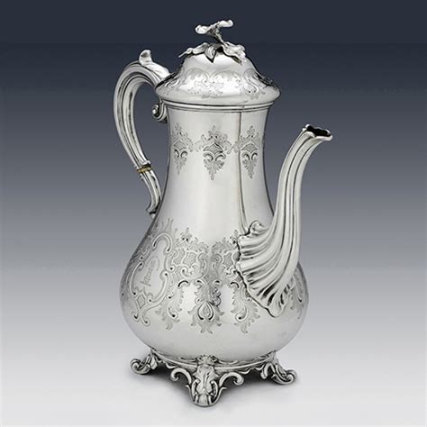 Sterling Silver Coffee Pots | Georgian Antiques | Tarvier