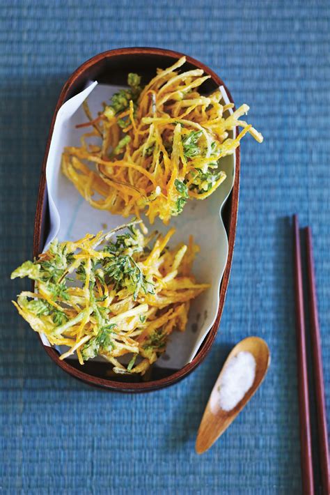 EATspeak: Kakiage - Vegetable tempura/ fritters Recipe かきあげ