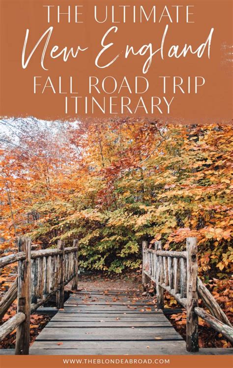 The Ultimate New England Fall Road Trip Itinerary • The Blonde Abroad