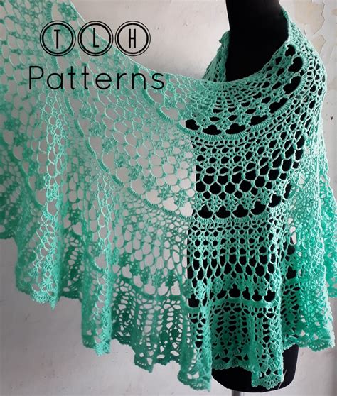 Crochet Shawl Pattern Lace Shawl Crochet Pattern Crochet - Etsy