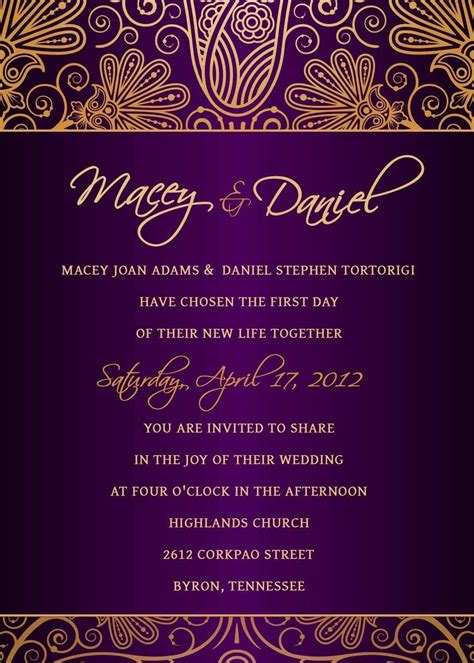 Wedding Invitation Templates Download Photoshop - Cards Design Templates