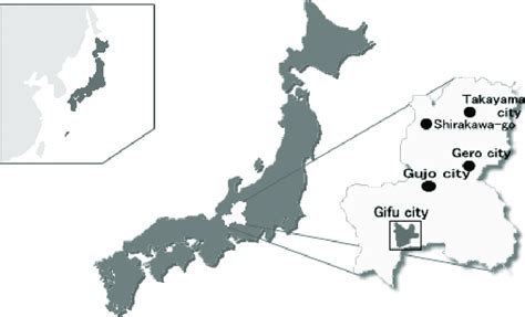 Map of Gifu Prefecture Source: Gifu Convention and Visitors Bureau ...