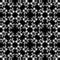 Vector Seamless Black and White Flower Pattern Background Stock Vector - Illustration of floor ...