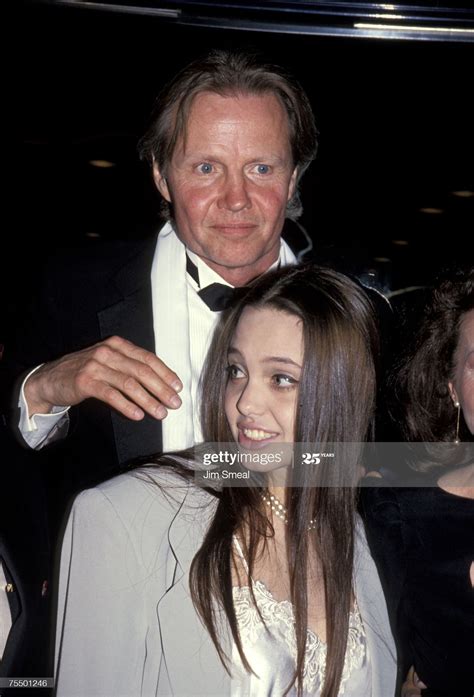 Angelina Jolie and Jon Voight at the Henry Fonda Theater in ...