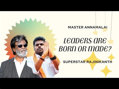 Master Annamalai Recieves Award From Tamil Cine Superstar Rajinikanth | Bjp | IPS | 💐 ...